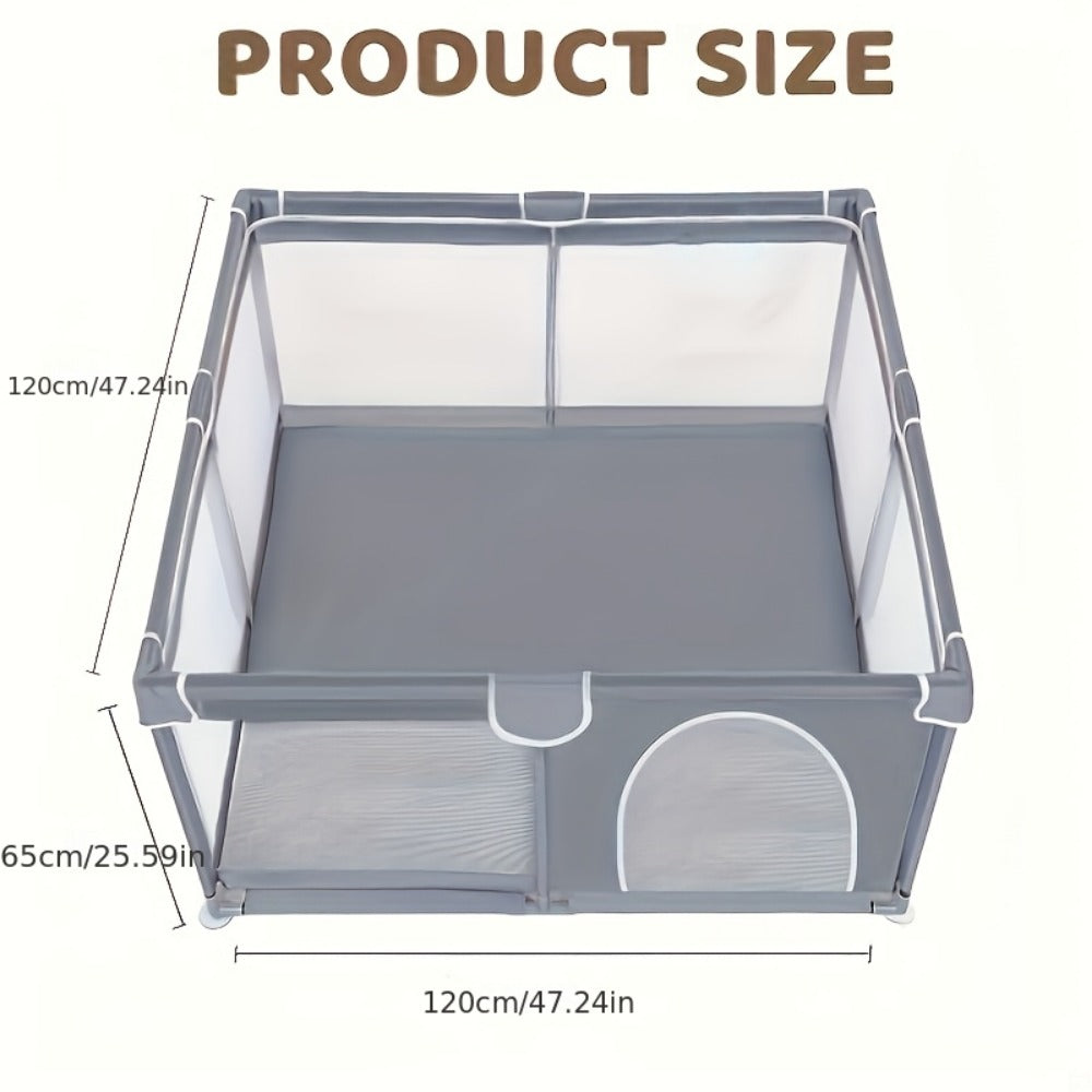 Baby Playpen - Breathable Soft Kids Activity