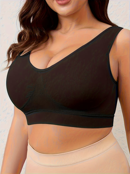 Women's Mixed Color 1 Knit Sports Bra - product view 16