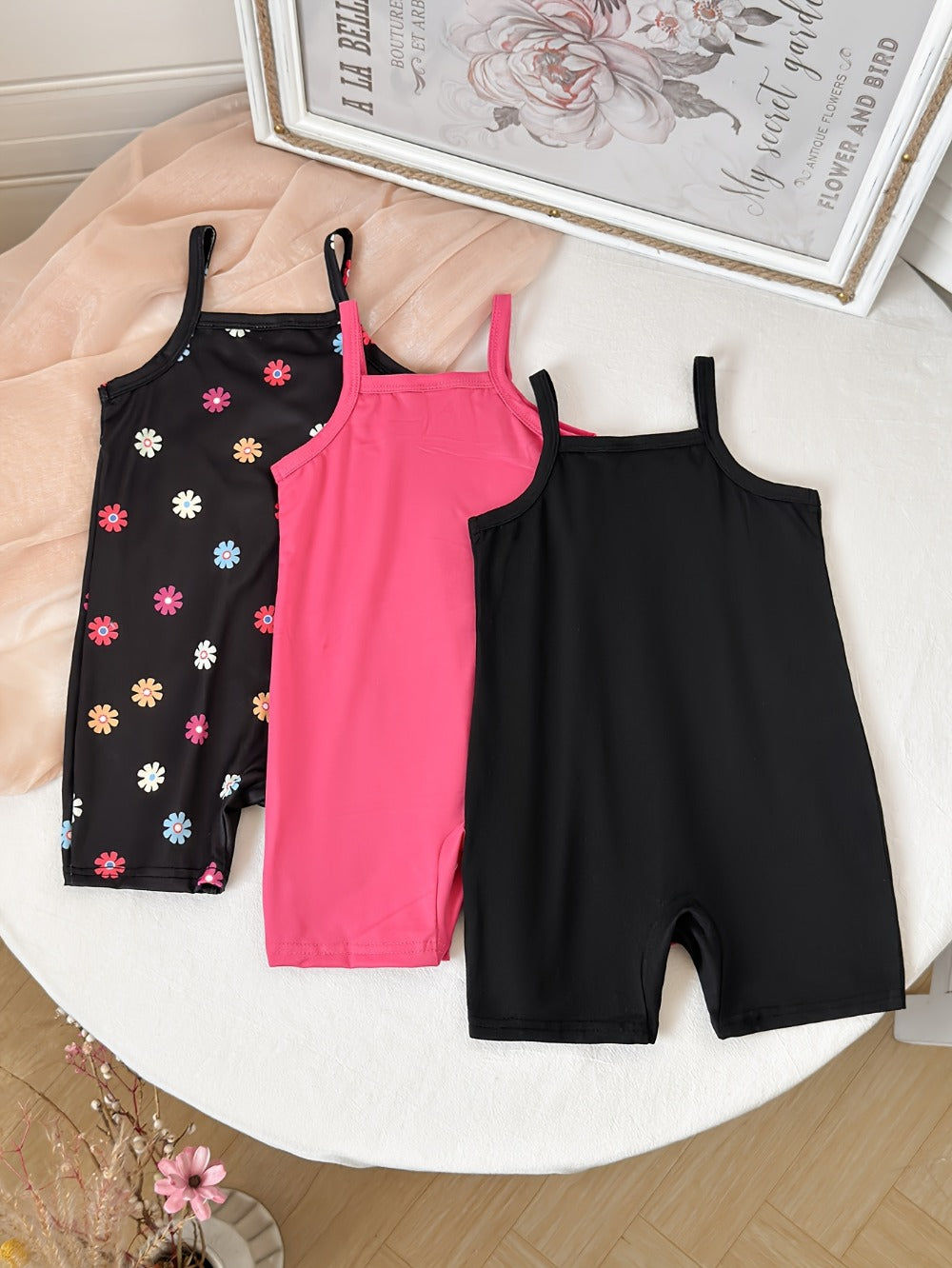 Baby Girl Floral Romper - Summer