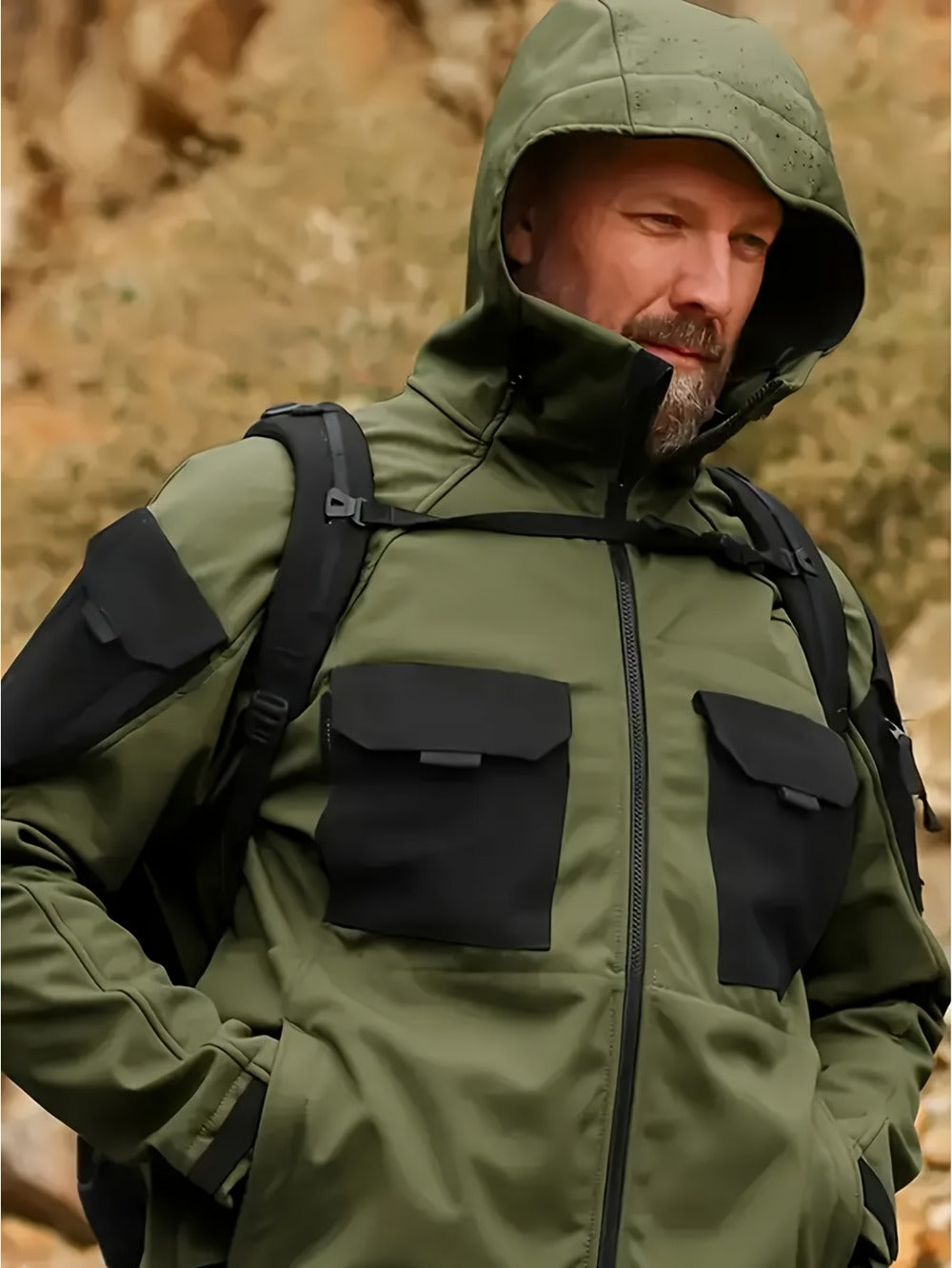 Men's Versatile Fleece Zip-Up Coat