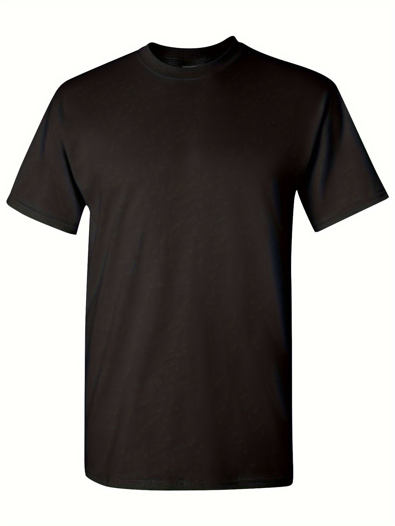 5pcs Men'S Fashion Sports T-Shirt, Summer Casual Stretch Crew Neck T-Shirt
