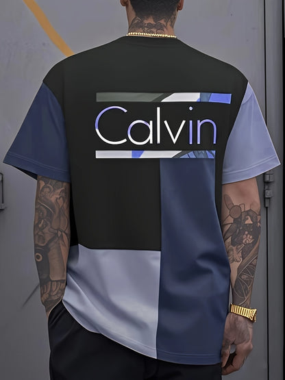 Men's Graphic Print T-Shirt - Crew Neck Short Sleeve 329893