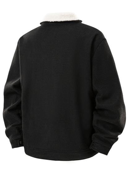 Men's Black Oversized Jacket - product view 11