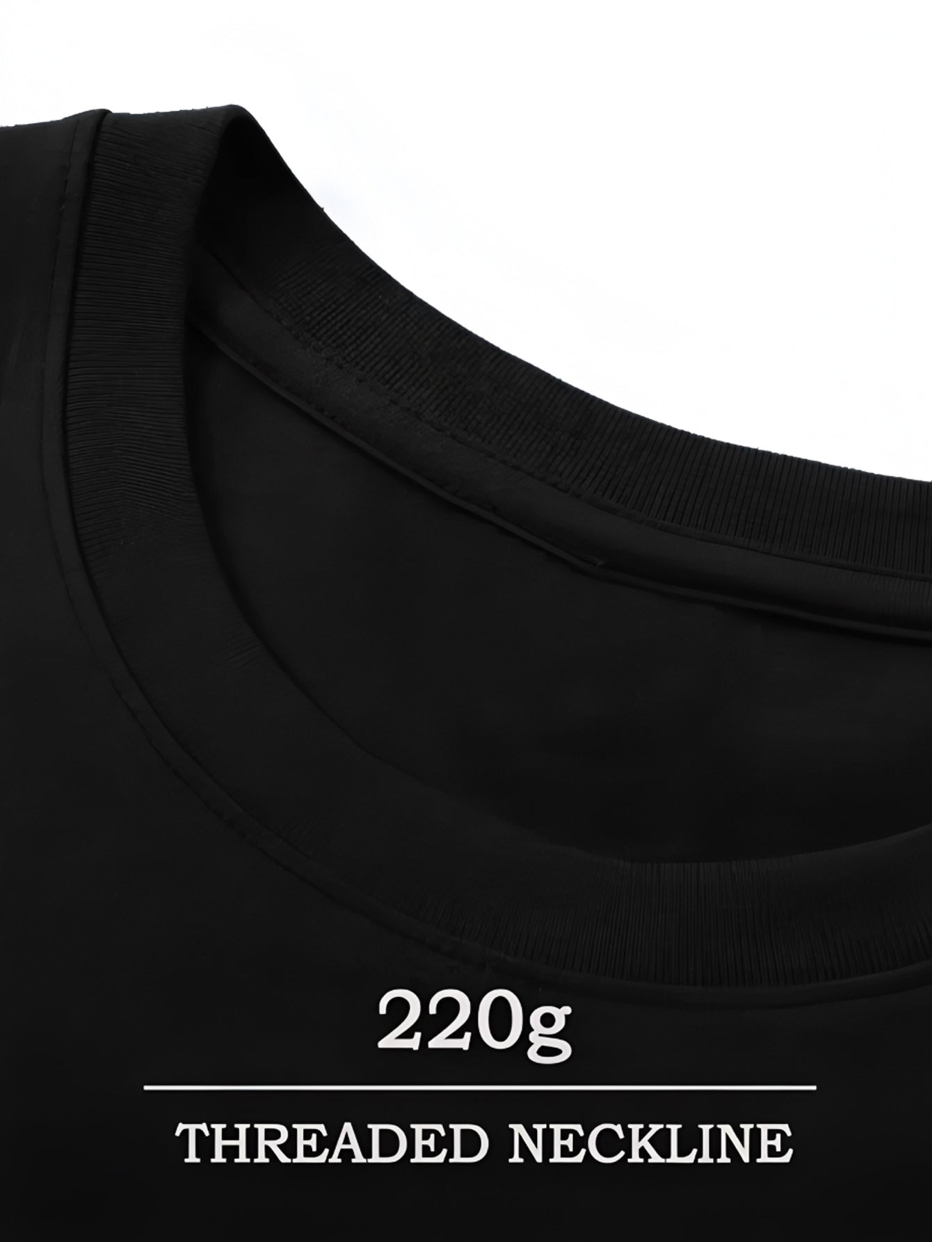 Men's Outdoor Fitness T-shirt Salt Pattern Printing, Please Be Careful Who You Trust, Spoken Short-sleeved Crew Neck Top 200g Cotton Breathable Elastic Fabric