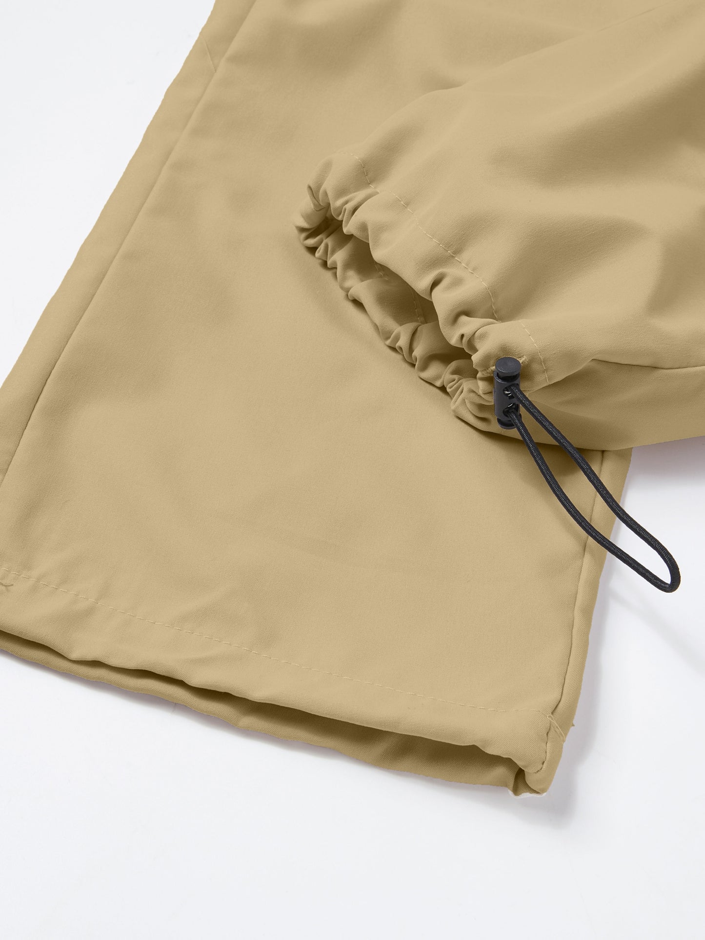 Lightweight Breathable Cargo Trousers for Men, Featuring an Elastic Waistband with a Drawstring, Loose Wide Legs, Multiple Pockets, And Quick-Dry Fabric, Ideal for Outdoor Hiking, Streetwear, Everyday Use, And All-Season Fashion