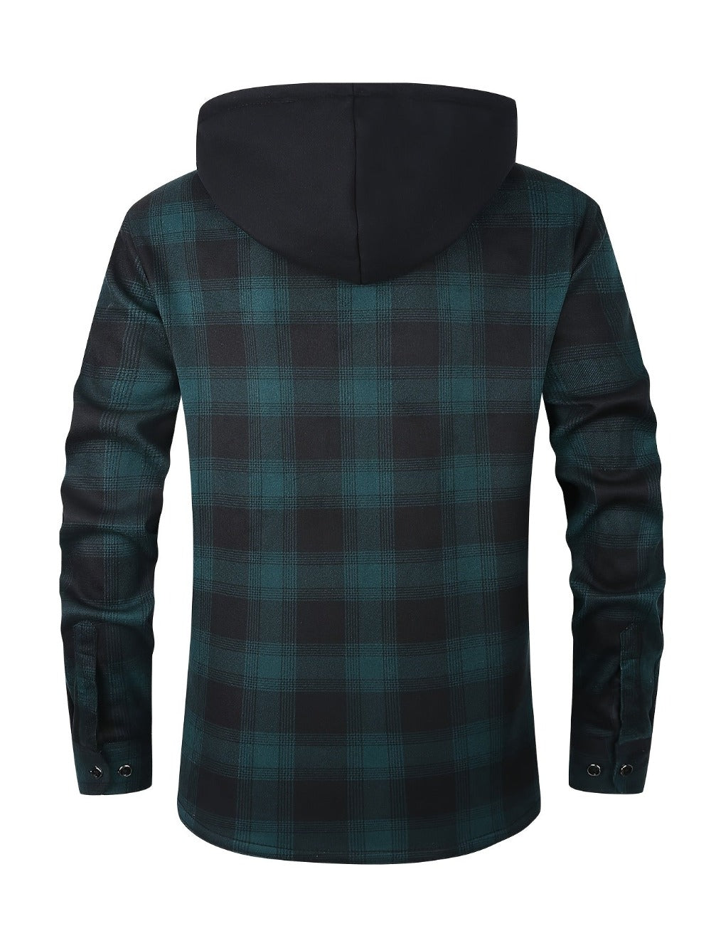 Men's Versatile Fleece Plaid Sweatshirt Everyday 621