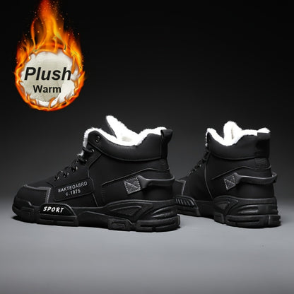 Men's Sneakers - Non-Slip Sole & Lace-Up Fit