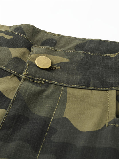 Men's Camouflage Outdoor Tactical Cargo Pants with Multiple Pockets