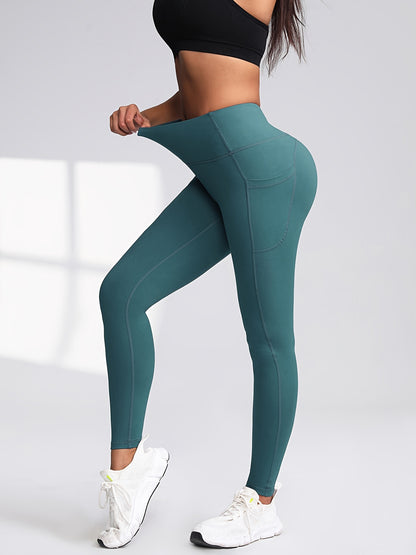 6pcs Leggings with Pockets for Women, High Waist Leggings