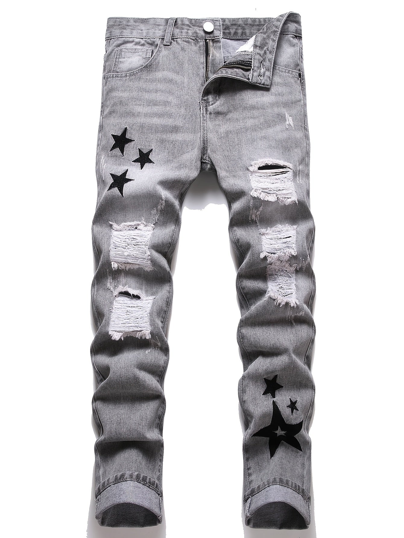Grey Slim-Fit Jeans - product view 11