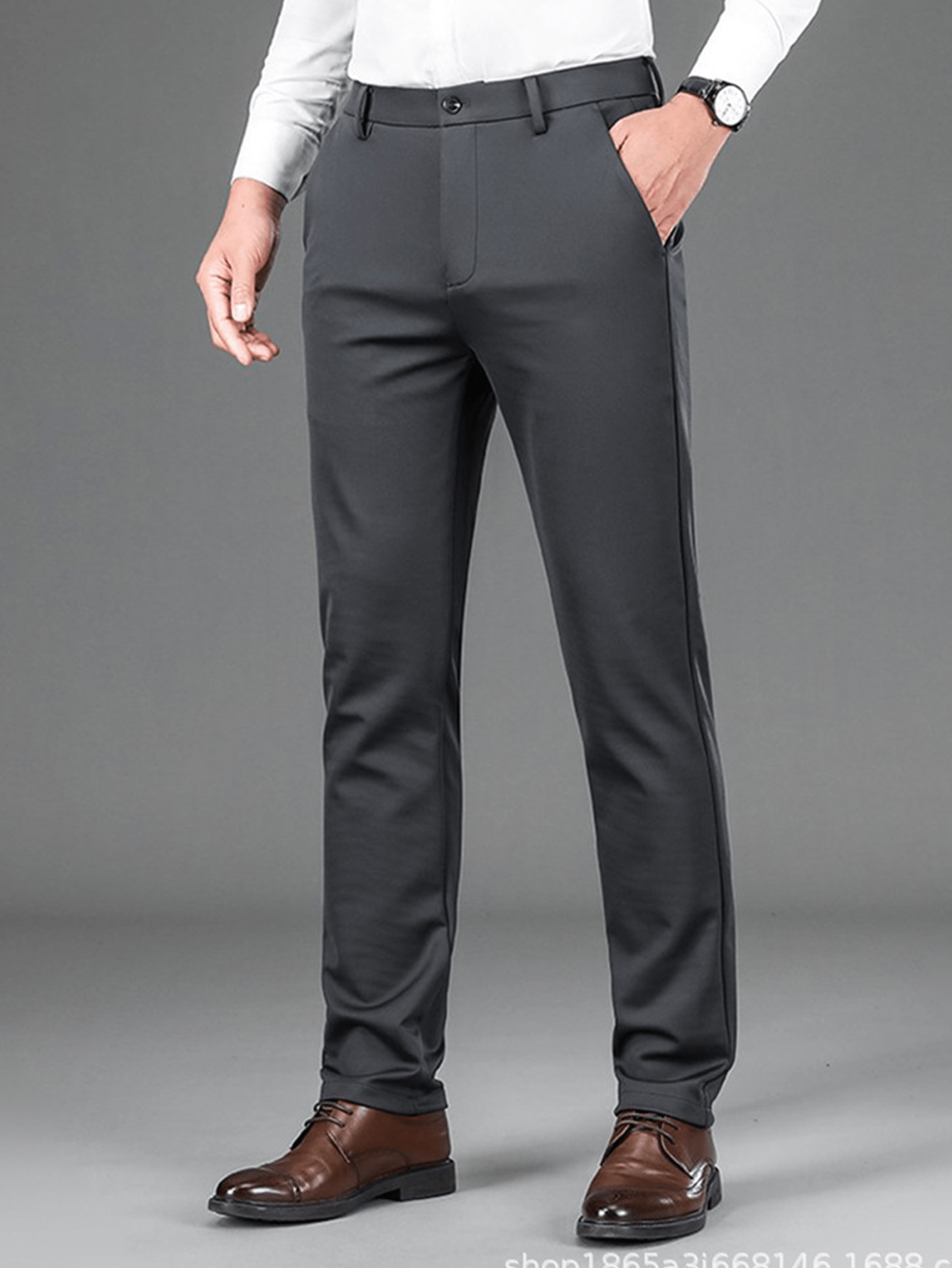 3 Colors Available, Men's Suit Pants, New Men's Classic Senior Business Casual Light Suit Pants, Casual Pants, Interview, Office Choice, Comfortable Material, Breathable and Quick-drying, Pocket Design, Perfect Gift Choice