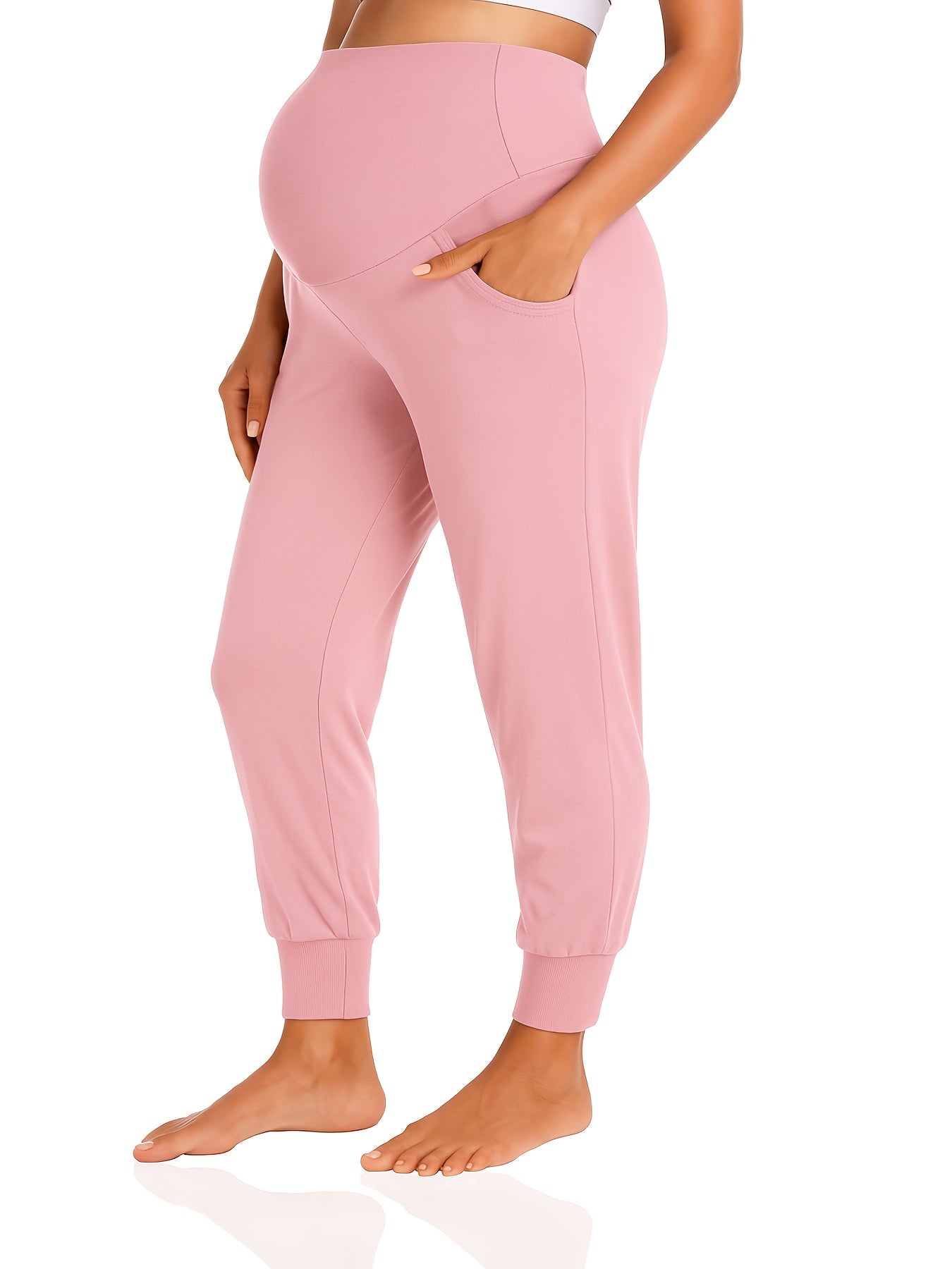Maternity Women'S Casual Pants Stretchy Comfortable Lounge Pants