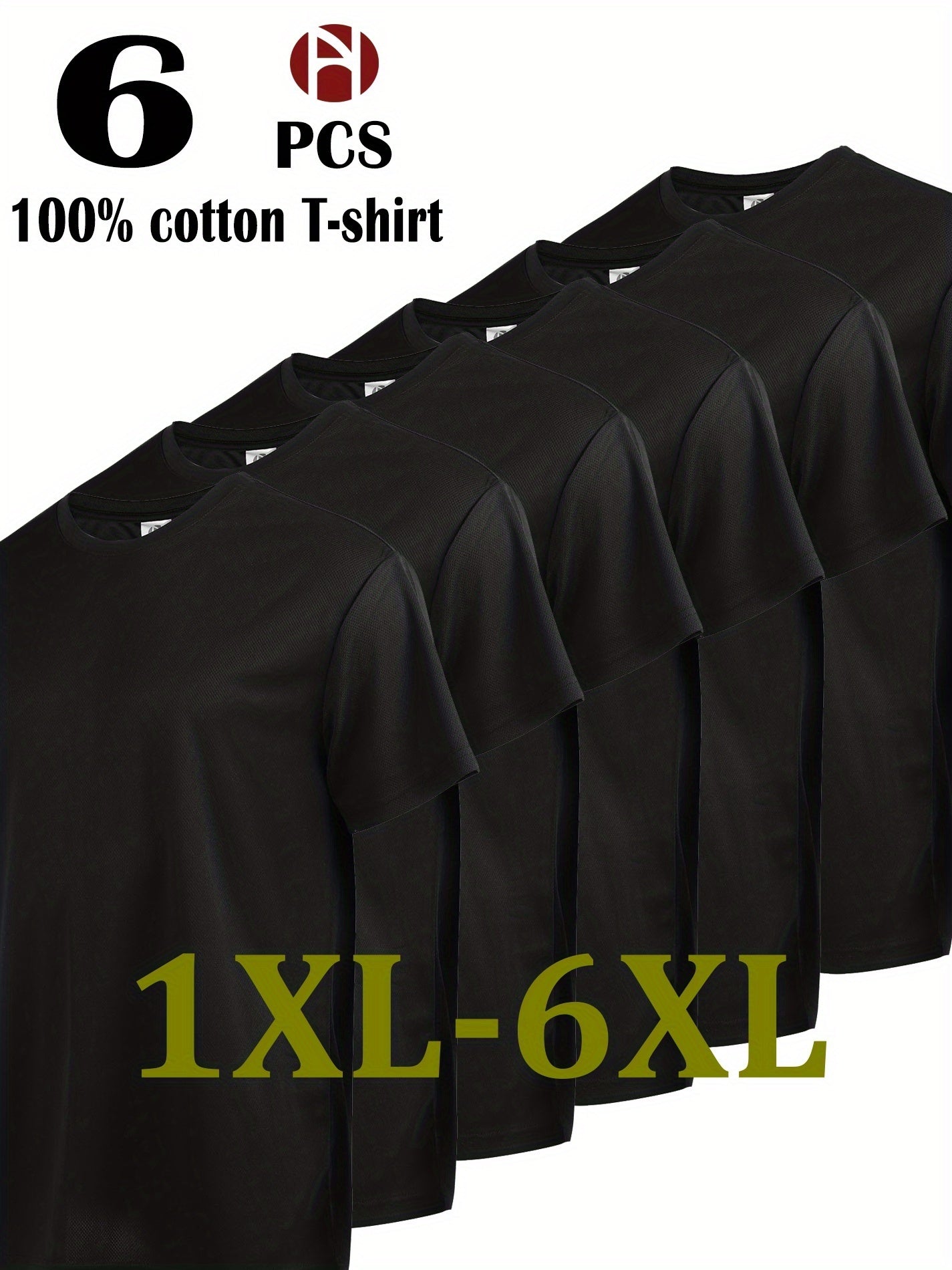 Men's Black Cotton Printed Short-Sleeve Top - product view 6