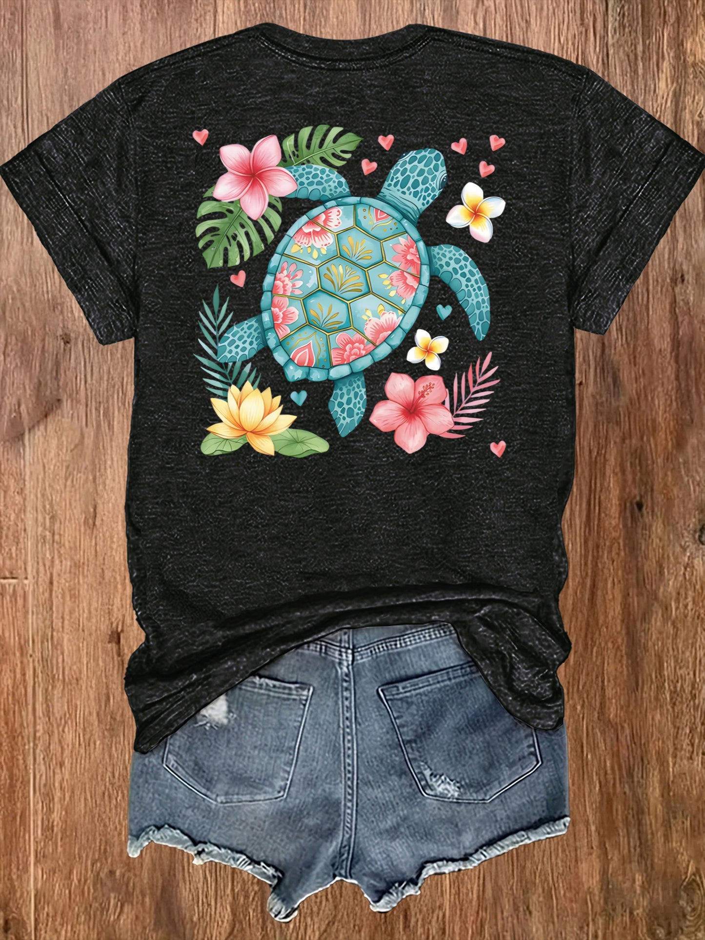 Women's Grey Short-Sleeve T-Shirt - product view 30
