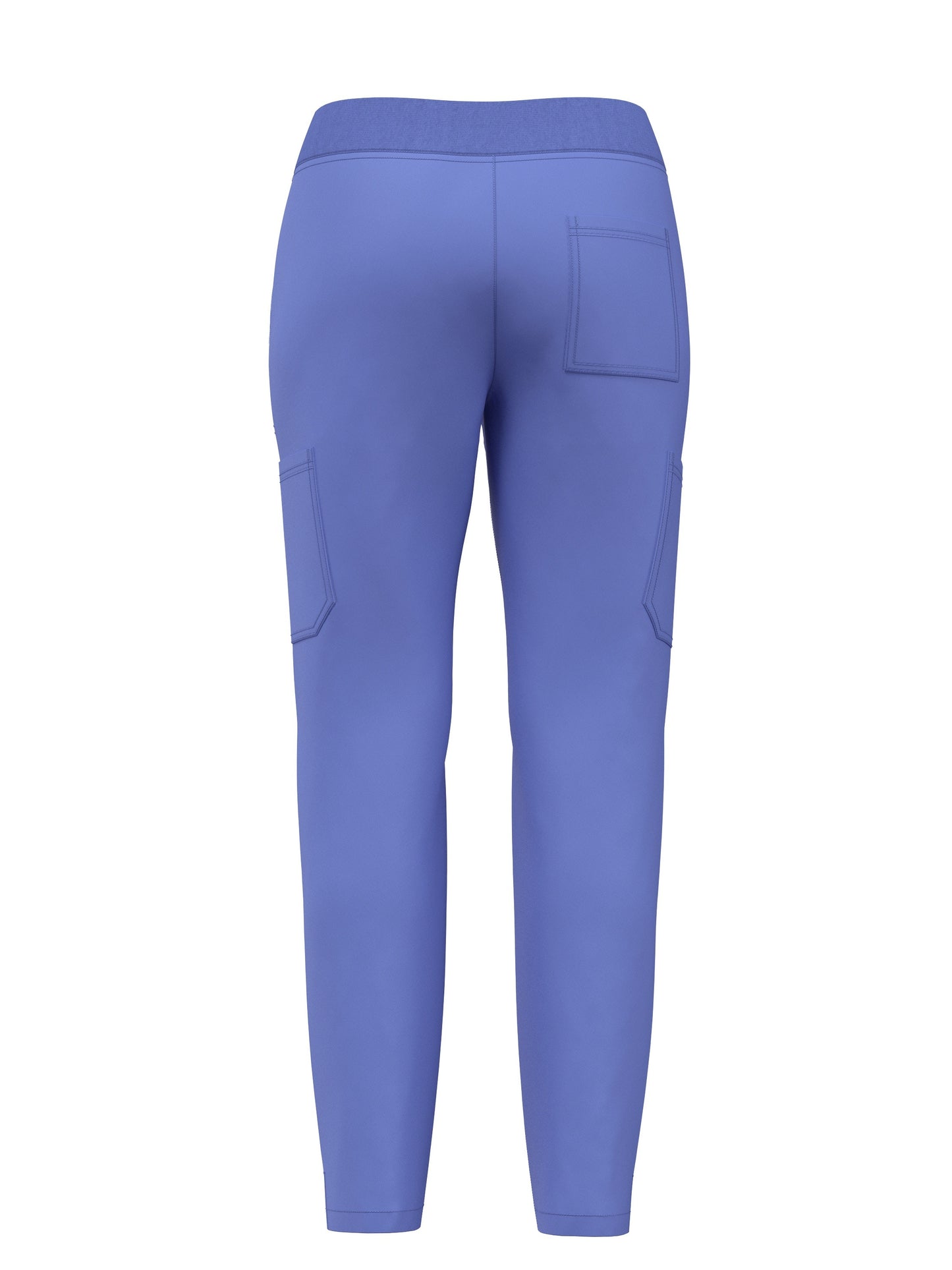 Women's Scrub Pants Set, Elastic Breathable Polyester Spandex Blend, V-Neck Short Sleeve with Pocket, Solid Color, for Work