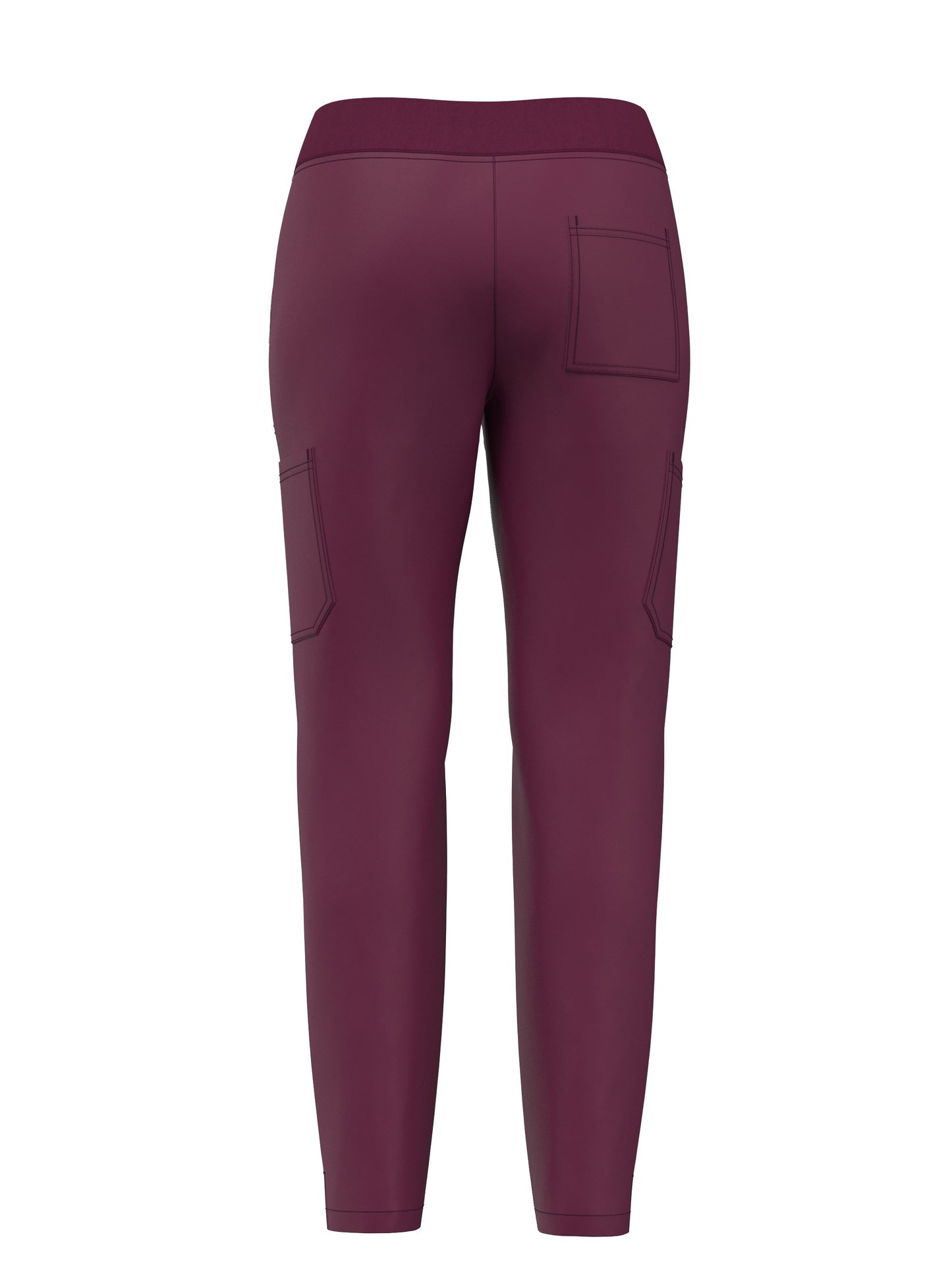 Women's Scrub Pants Set, Elastic Breathable Polyester Spandex Blend, V-Neck Short Sleeve with Pocket, Solid Color, for Work