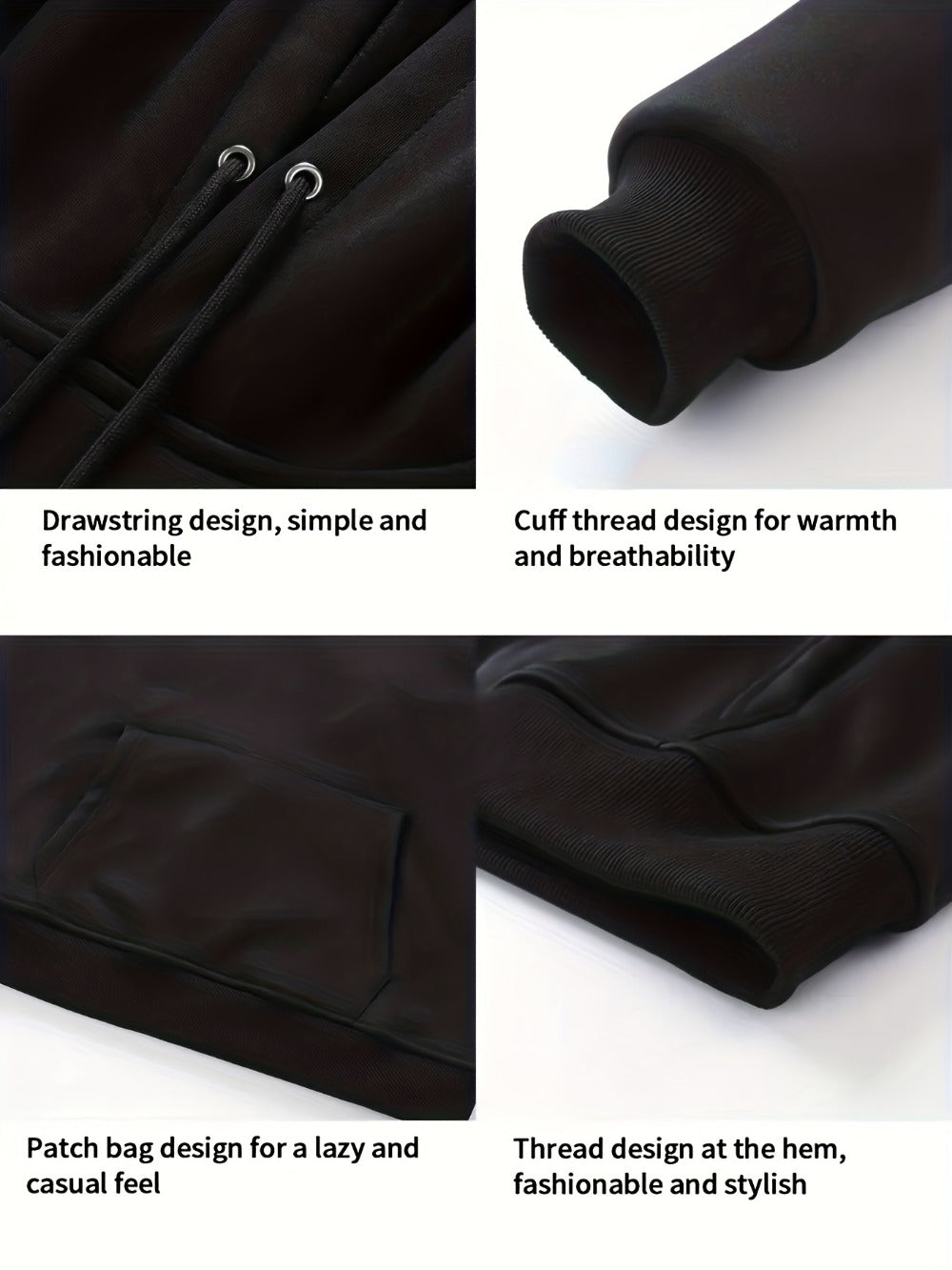 Men's Versatile Pullover Hoodie Everyday 821