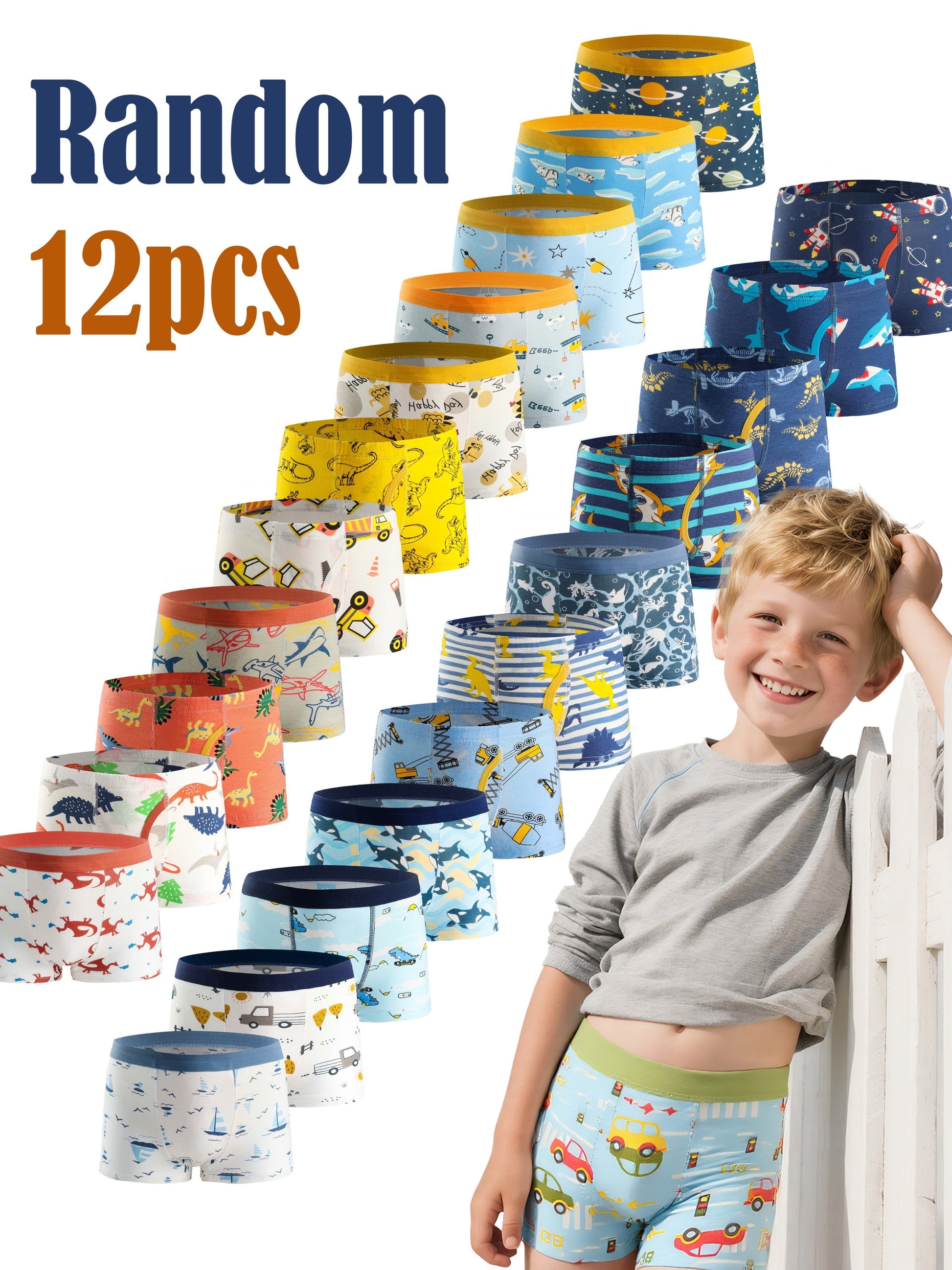Boys' Multicolor Underwear - product view 2