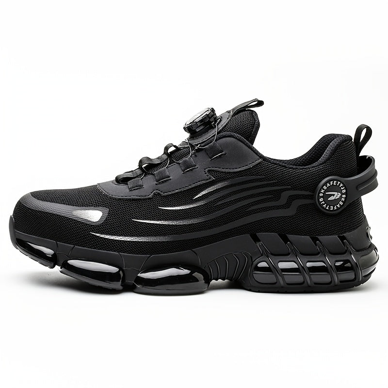 Steel Toe Work Shoes Man Slip Resistant Abrasion Resistant Construction Working Boots Comfortable Breathable Sneaker