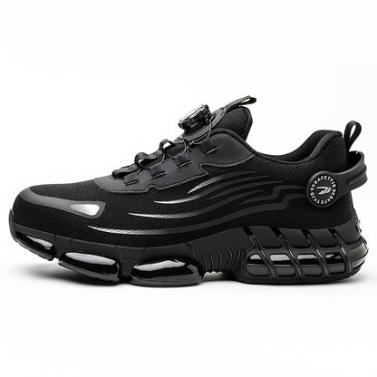 Steel Toe Work Shoes Man Slip Resistant Abrasion Resistant Construction Working Boots Comfortable Breathable Sneaker