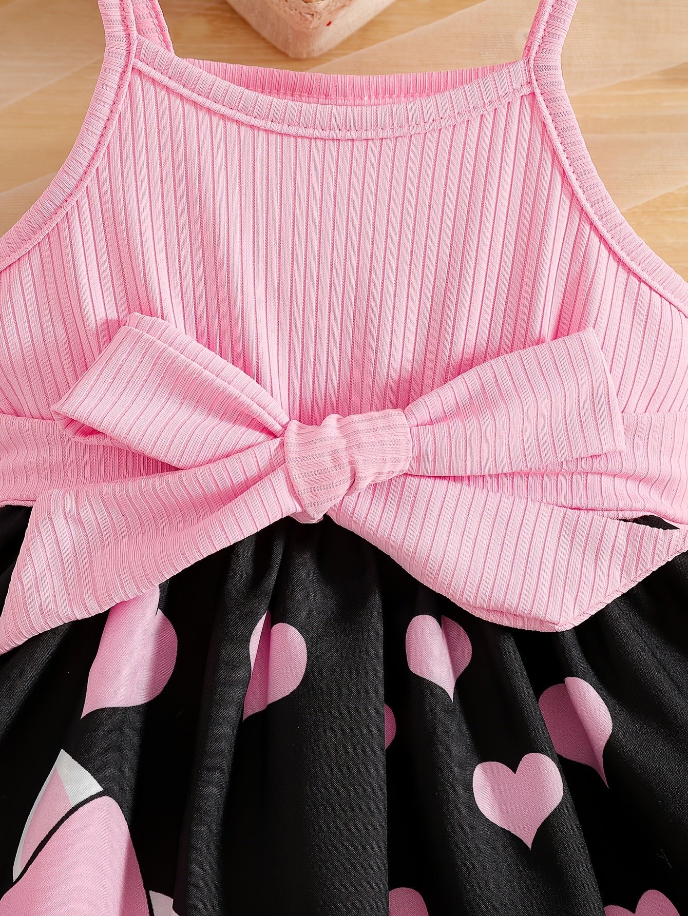 Spring/Summer Kids' Casual Camisole Dress with Cute Cat Print, Comfortable Long Sleeve Sweet Fashion Dress + Belt for Little Girls