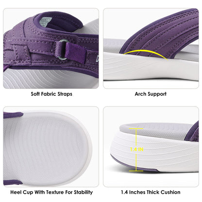 Women's Flip Flops Comfortable Thong Sandals Classic casual Lightweight thong sandals summer sandals Comfortable Summer Beach Walking Thong Cushion Sandals Slip On Indoor Outdoor