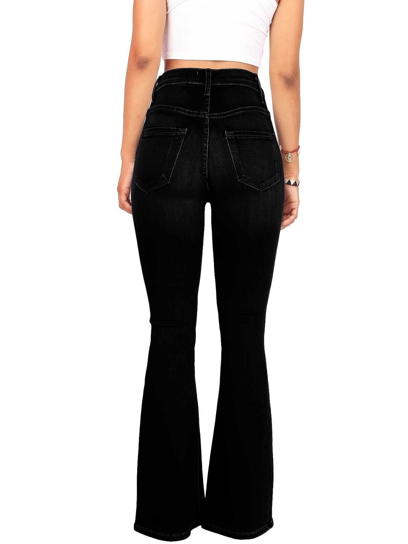 Women'S High-Waisted Butt-Lifting Flared Pants