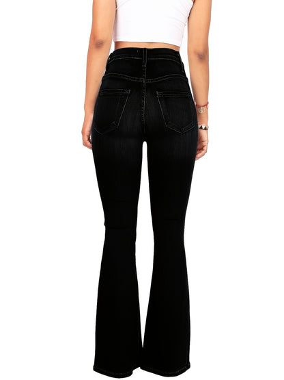 Women'S High-Waisted Butt-Lifting Flared Pants