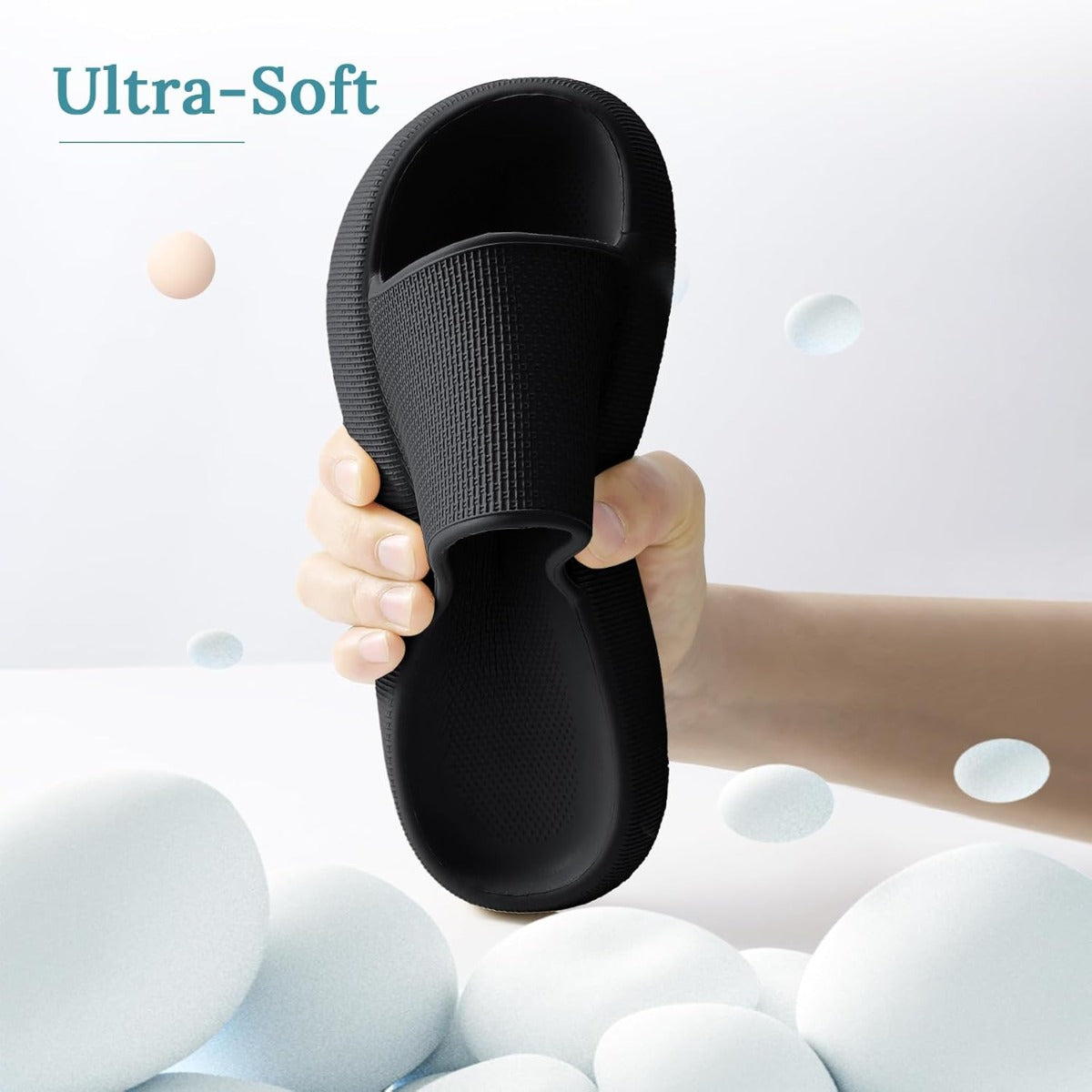 Men's and Women's Bathroom Indoor Slippers, Men's Quick-Dry Slippers, Arch Support Shower Shoes with Cushioned Soles