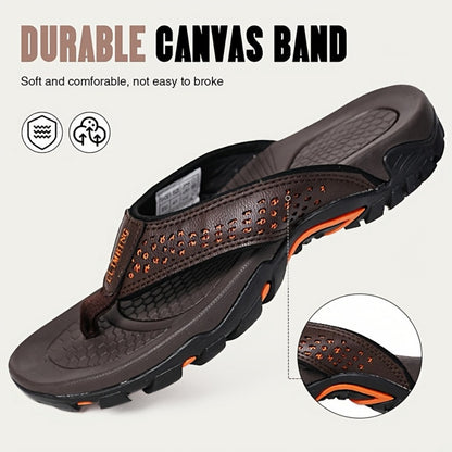 Men's Flip Flops - Slip-On for Beach & Water 407781