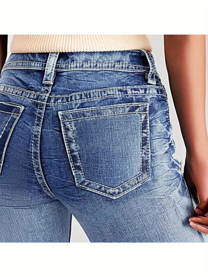 New Stylish Stretchy Slim Fit Jeans for Women Skinny Design, Versatile for Casual Daily Wear, Comfortable, Trendy Must Have