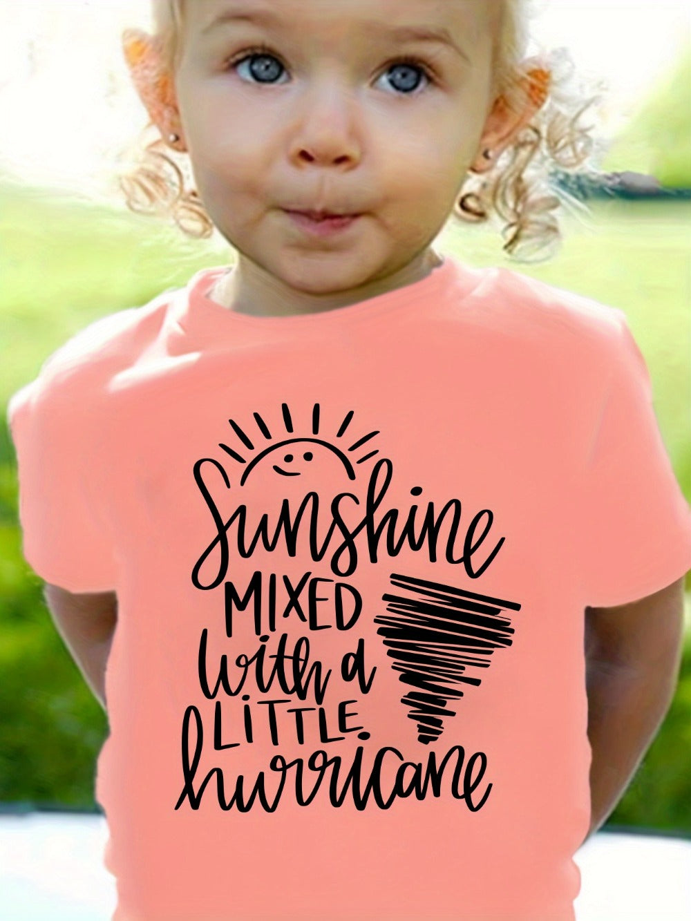 Girls' Casual T-Shirt - Short Sleeve Summer 0869