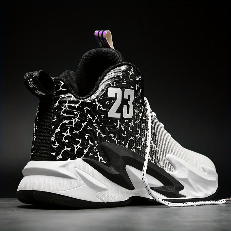 [Breathable Non-Slip Sneakers] Sneakers, Men's Basketball Shoes, Breathable And Non Slip, Outdoor Fashion Sports Shoes, Lightweight Running Shoes