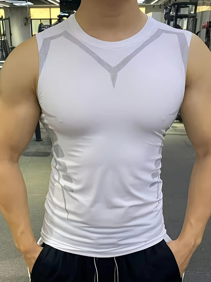 Men's Solid Color Tank Top - Sleeveless 016869