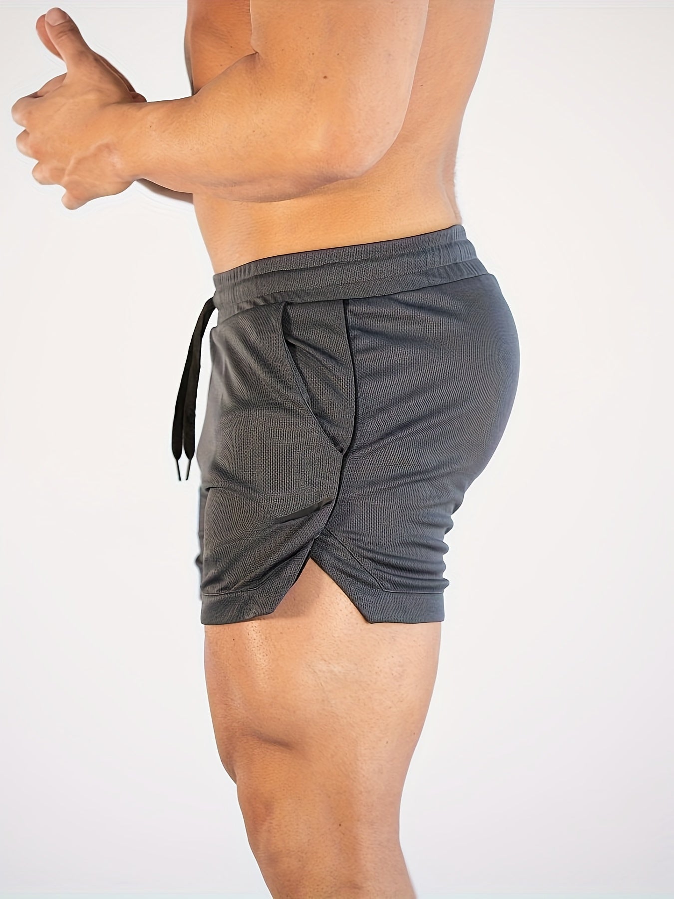 Men's Gym Workout Shorts Running Lightweight Athletic Short Pants Bodybuilding Training