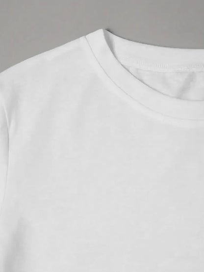 Women'S Spades A Pattern T-Shirt - Casual Short Sleeve Round Neck Top