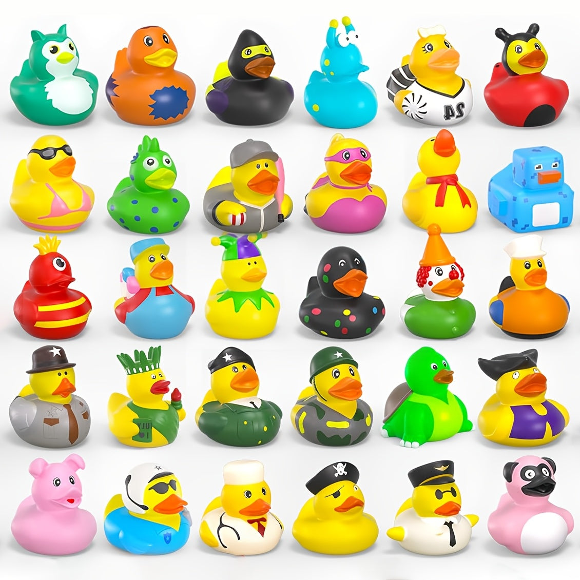 Rubber Ducks In Bulk, Assorted Duck Mini Toys For Baby Bath Toys Toddlers 1-3, Kids Toddler Summer Pool Toys, Funny Birthday Gifts Party Favors For Kids 2-4-8, Tub Toys, Bathtub Toys, Tiny Ducks For Cruise Ships, Home Furnishings Duck Model