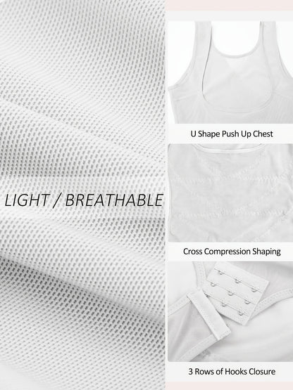 2pcs Women'S Shapewear Bodysuit Tummy Control Butt Lifting High Waist