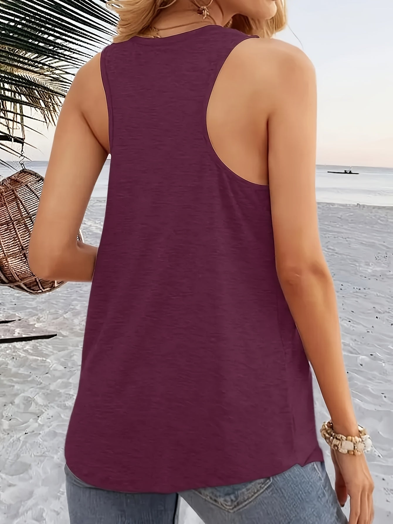 Women' Boho Sleeveless Round Neck Tank Top - Gypsy Soul Dragonfly Print Blouse Suitable for Everyday Casual Wear, Coffee Outfits, Bohemian Style, Machine Washable Non- Shirt for Layering or Use