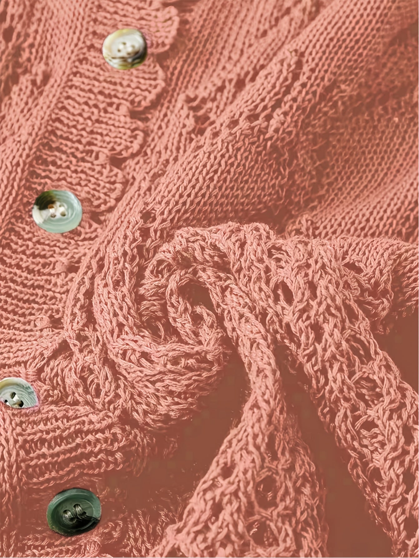 Plus Size - Large Size Women'S Casual Cardigan Light And Thin Short Sleeved Pearl Button, Semi Transparent, Round Neck All Season Versatile Layered Top