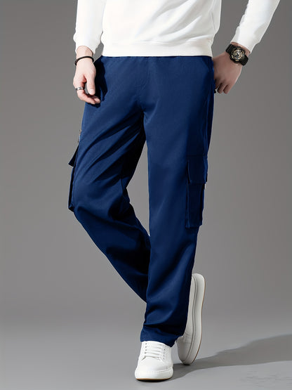 3pcs Men's Fashion Cargo Pants Casual Daily Outdoor Travel Multi-pocket Cargo Pants