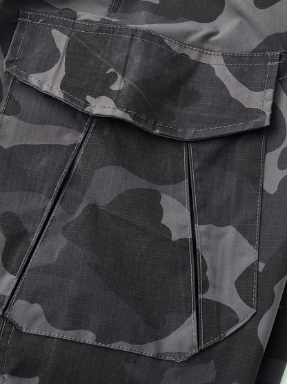 Men'S Heavy-Duty Tactical Cargo Pants - Camo Camouflage (Green/Brown/Beige) with Multi-Pocket Design, Belt Loops & Zippered Pouches - All-Season Outdoor Pants for, Hunting, (Plus Size Available, PLUS SIZE