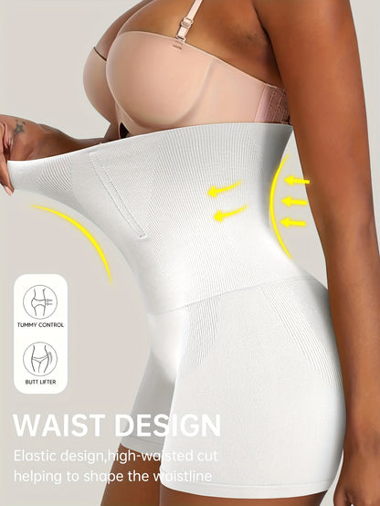 1pc Shaping high-waist briefs that smooth and contour your silhouette, offering firm support and comfort for a sleek, elegant look throughout the day designed for women from 1XL to 5XL