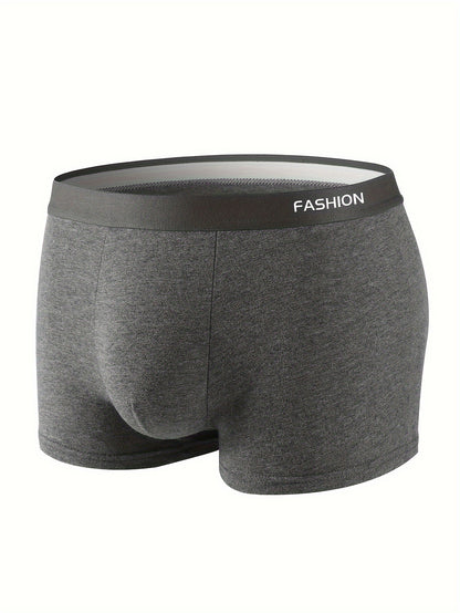 8 Pack Of Men's Underwear Trendy Personality Men's Pants Boxer Briefs Soft And Comfortable Casual Sports Briefs