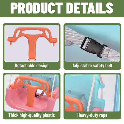 Foldable Baby Swing Set - Indoor and Outdoor Stand