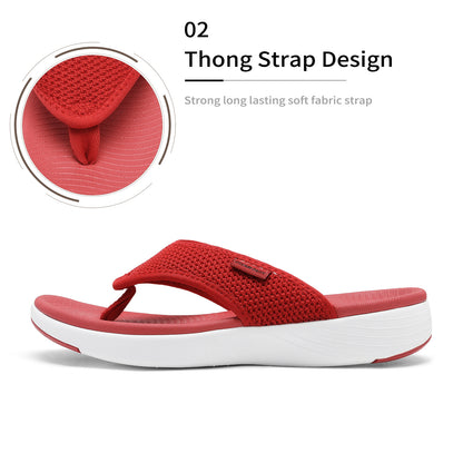 Shoes for Women, Womens Sandals, Women's Support Soft Cushion Flip Flops Thong Sandals, Comfortable, Simple, Suitable for Summer Vacation, Walking, Shopping