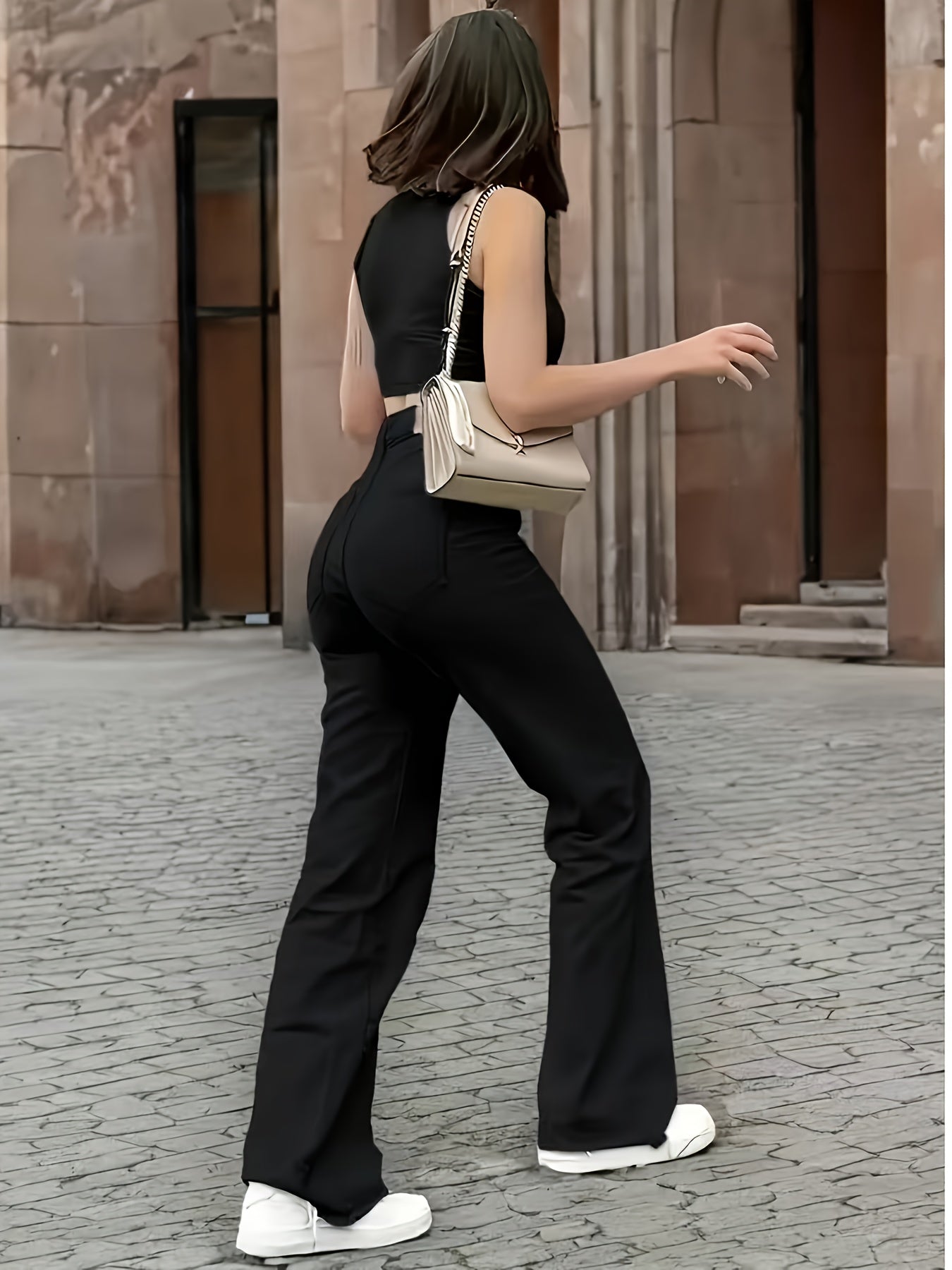 Women's 2026 New Military Green Straight-Leg Jeans - Stretch Denim Pants with Super Soft Breathable Fabric, Straight-Cut Leg for - Daily Wear, Casual & -Casual Outfits (Machine Washable) - Non- Solid Color
