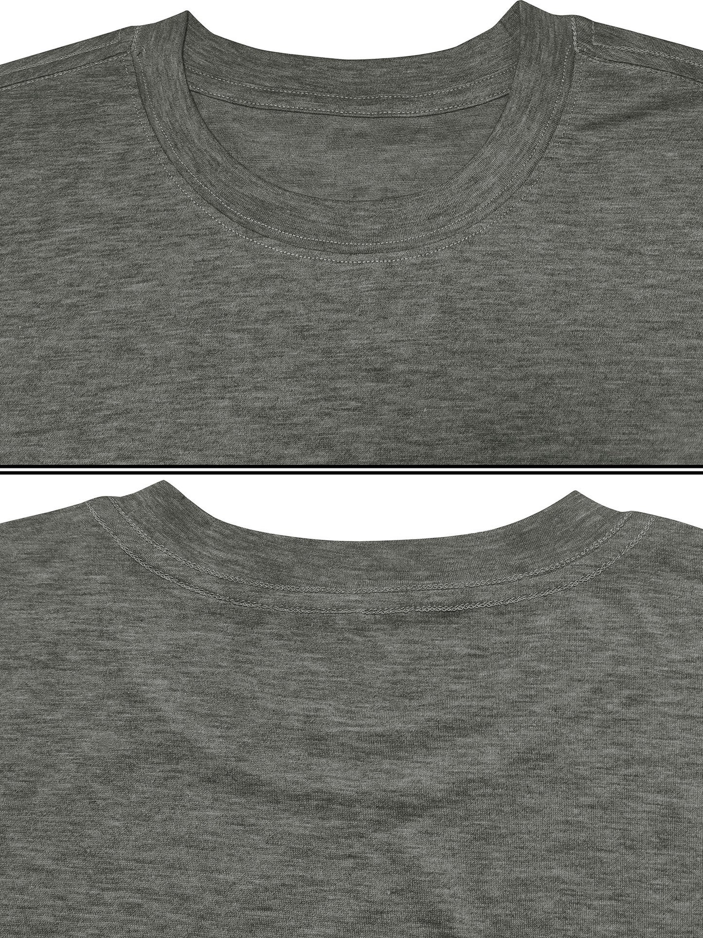 Women's Grey Short-Sleeve T-Shirt - product view 15