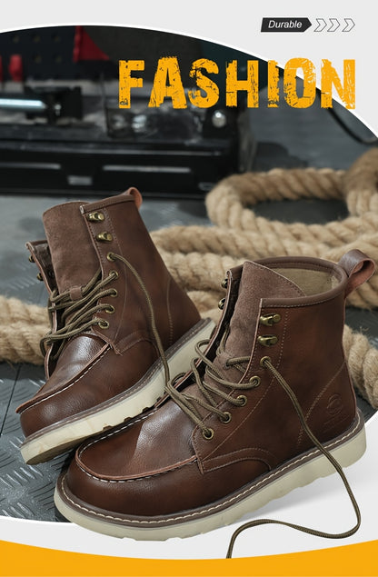 High-top Anti-smash Anti-puncture Breathable Fashion Labor Insurance Shoes