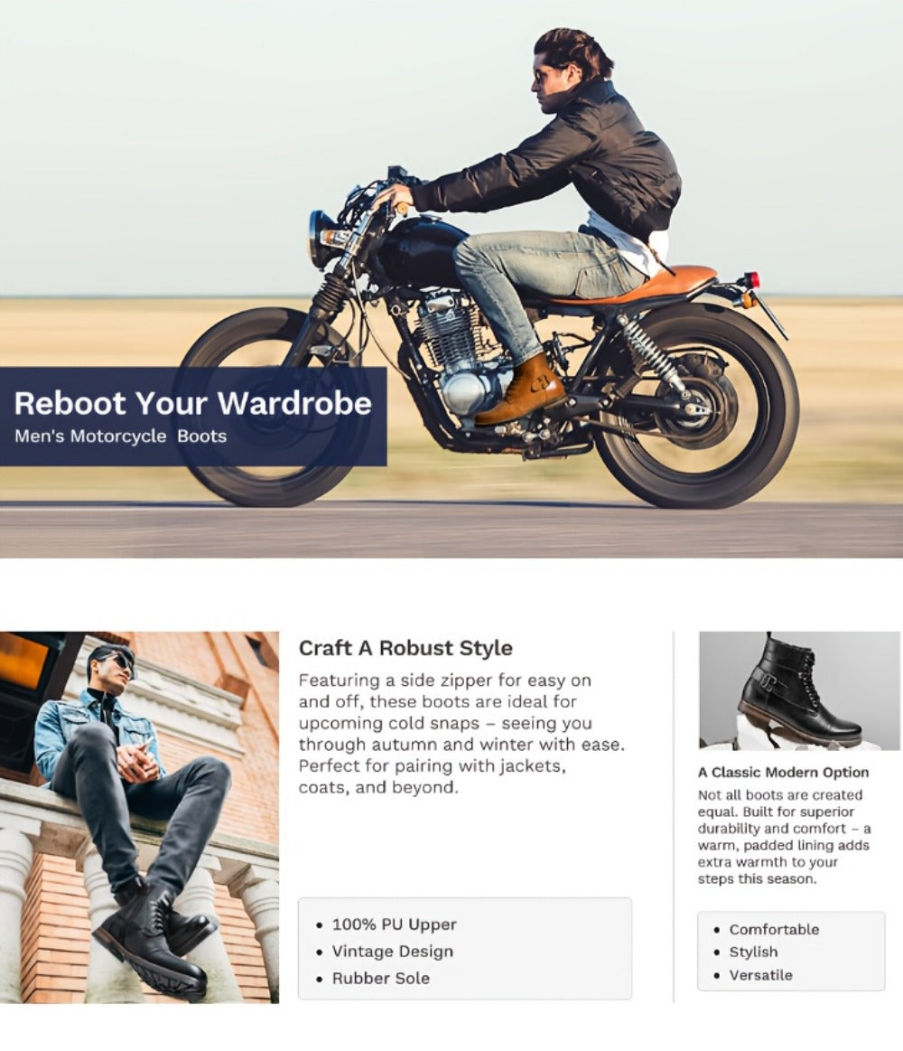 Men's Boots - Breathable Mesh for Everyday Wear 841829